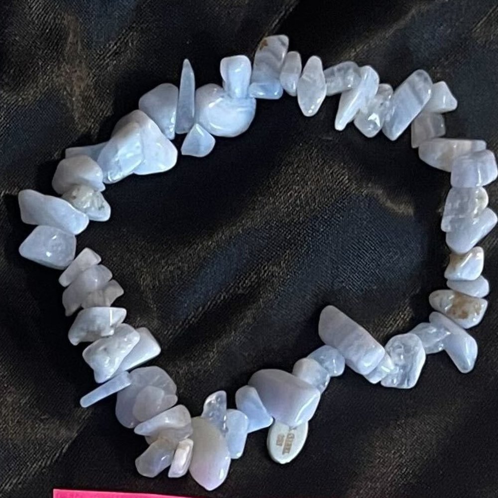 Tocara Lilo-FB11001 Blue Lace Agate Bracelet 7.5” | C$14